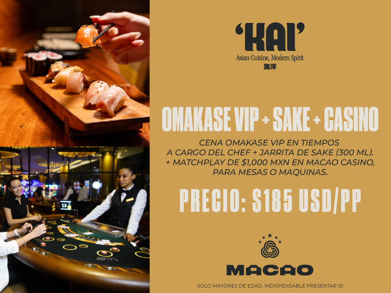 Omakase VIP + Sake + Casino