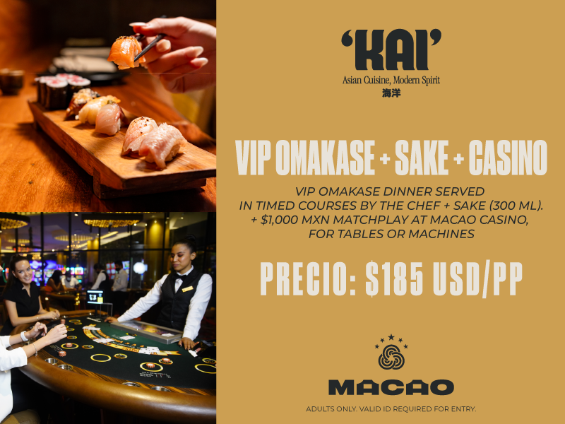 Omakase VIP + Sake + Casino